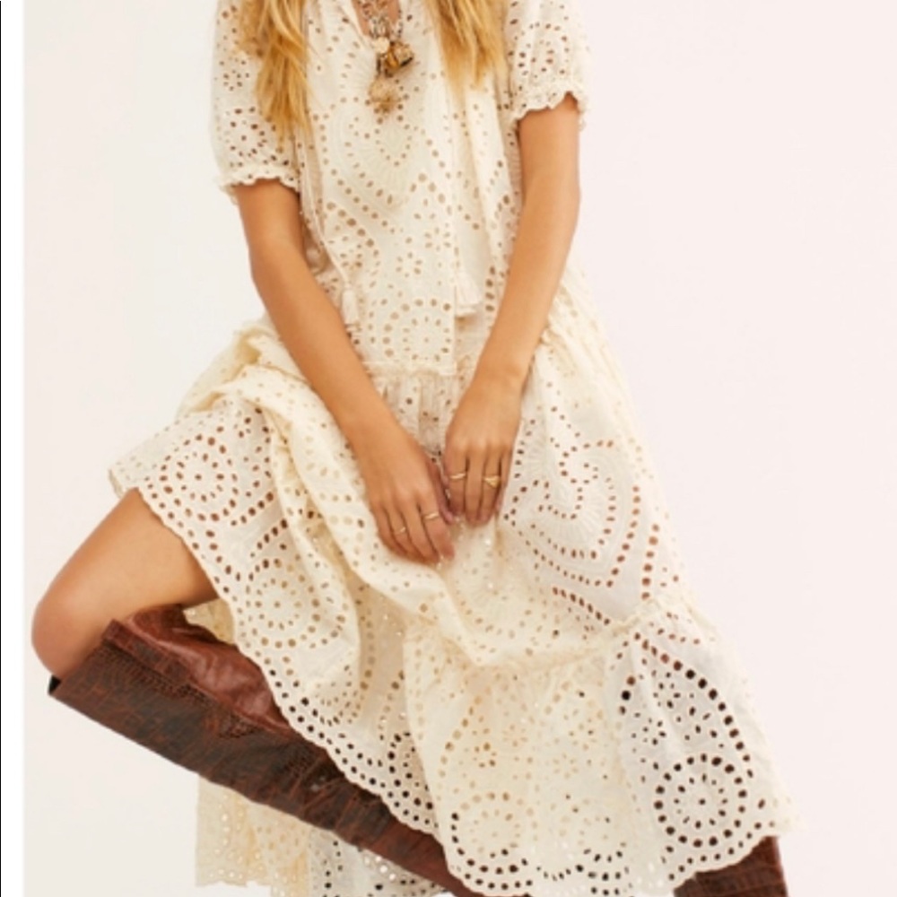 NWT Spell Fairytale Anglaise Gown, size M
